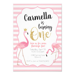 flamingo invitations zazzle