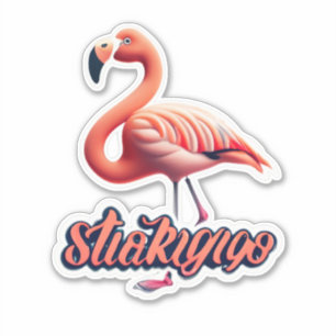 Flamingo Flair Decorate with Stylish Stickers