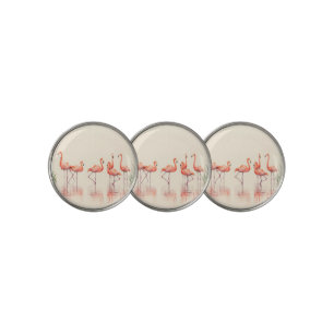 Flamingo Flair Golf Ball Marker