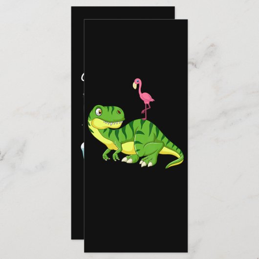 Flamingo | Flamingo Dinosaur Lovers (Front/Back)