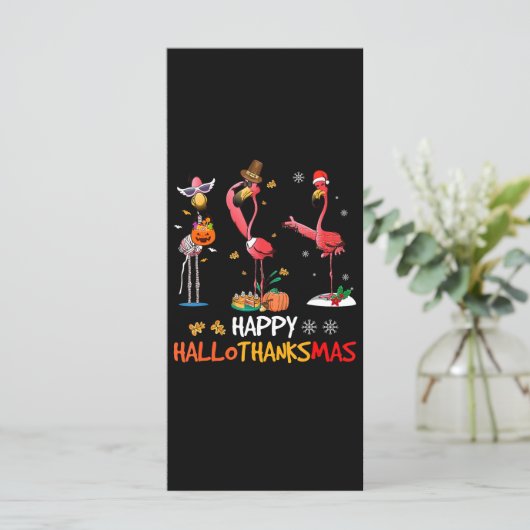 Flamingo | Flamingo Happy HalloThanksmas (Standing Front)