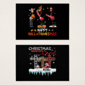 Flamingo | Flamingo Happy HalloThanksmas (Front & Back)