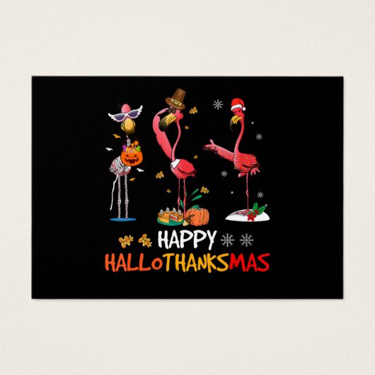 Flamingo | Flamingo Happy HalloThanksmas (Front)