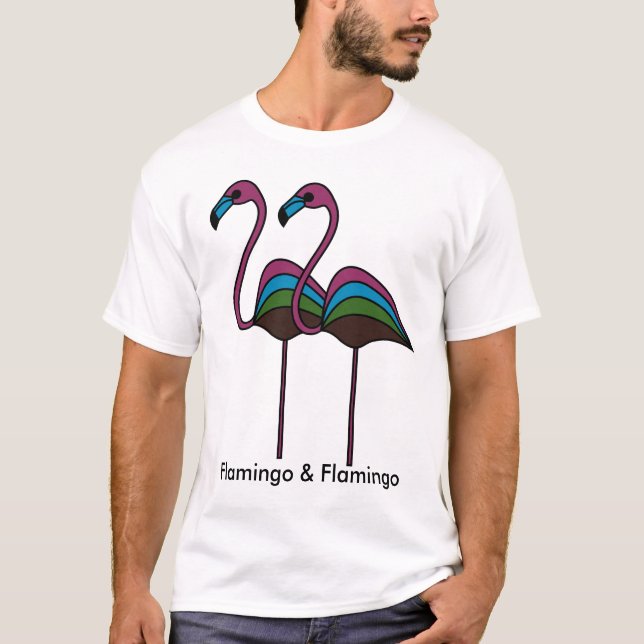 Flamingo & Flamingo T-Shirt (Front)