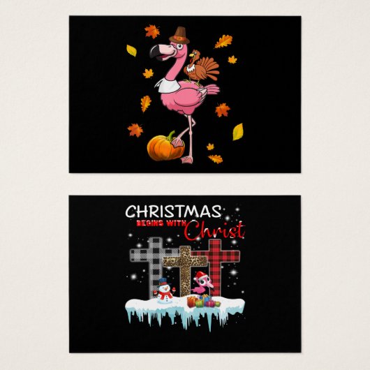 Flamingo | Flamingo Thanksgiving Halloween (Front & Back)