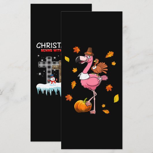 Flamingo | Flamingo Thanksgiving Halloween (Front/Back)