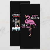 Flamingo | Flamingo With Glasses Dont Make Me Put (Front/Back)