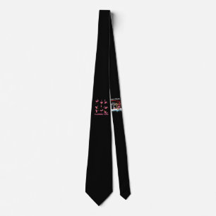 Flamingo Flamingo Yoga Pose Meditation Neck Tie