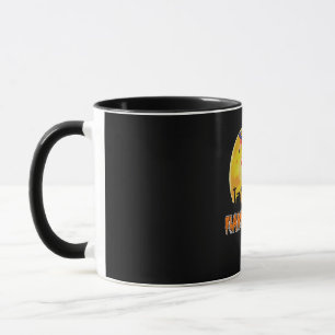 Flamingo Flamingoween Funny Witch Halloween Mug