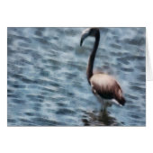 Flamingo Fledgling Watercolor (Front Horizontal)