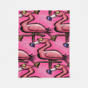 Flamingo Fleece Blanket