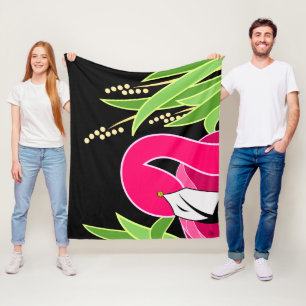 Flamingo Fleece Blanket