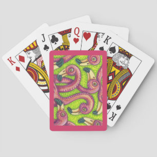 Flamingo Fling Colorful Pink PLAYING CARDS