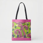 Flamingo Fling Colorful TOTE BAG