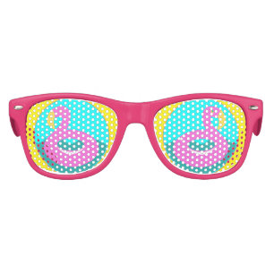 Flamingo Float Beach Lover Summer Pool Party Kids Sunglasses