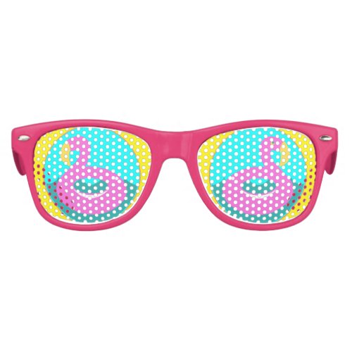 Flamingo Float Beach Lover Summer Pool Party Kids Sunglasses