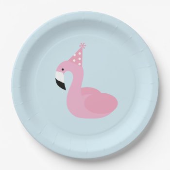 Flamingo Float Plate by BloomDesignsOnline at Zazzle