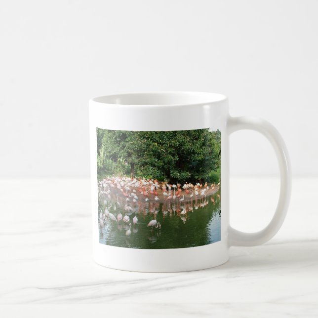flamingo flock coffee mug (Right)