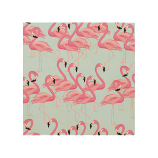 Flamingo Flock: Tropical Vintage Print