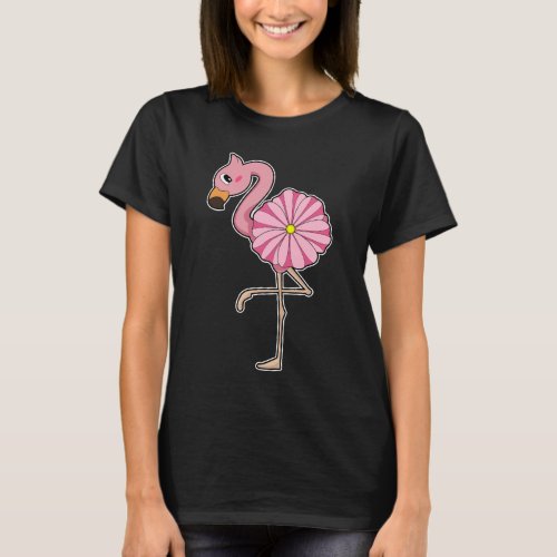 Flamingo Flower T_Shirt