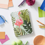 Flamingo Forest iPad Pro Cover<br><div class="desc">Flamingo Forest II by Victoria Borges. A flamingo is framed by soft tropical greenery in various colors and types. | 133083GG</div>