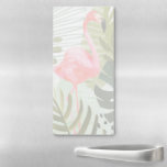 Flamingo Forest Magnetic Notepad<br><div class="desc">Flamingo Forest II by Victoria Borges. A flamingo is framed by soft tropical greenery in various colors and types. | 133083GG</div>