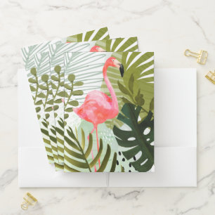 Flamingo Forest Pocket Folder