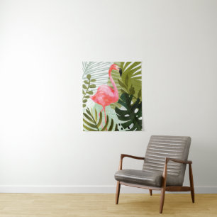 Flamingo Forest Tapestry