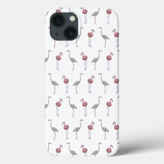 Flamingo Frenzy iPad Mini Case (White)