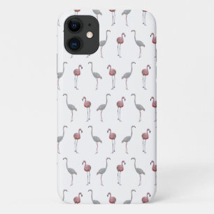 Flamingo Frenzy iPhone 11 Case (Choose Colour)
