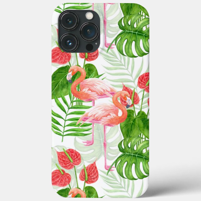 Flamingo garden Case-Mate iPhone case (Back)