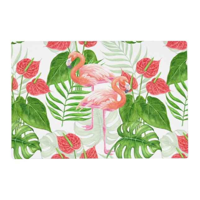 Flamingo garden placemat (Front)