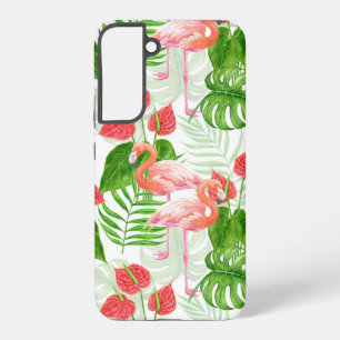 Flamingo garden samsung galaxy s22+ case