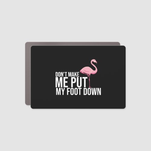 Flamingo gift beach summer sun car magnet