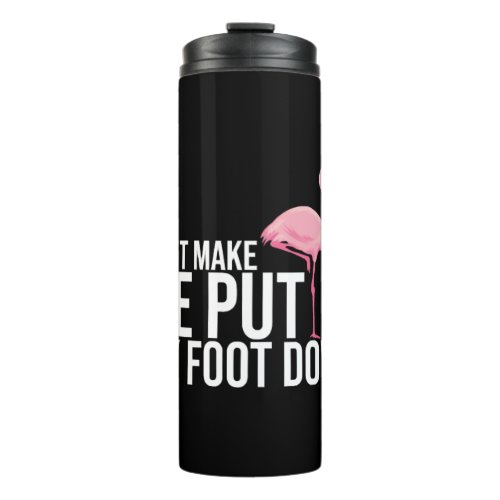 Flamingo gift beach summer sun thermal tumbler