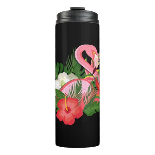 Flamingo Gift Exotic Water Bird Tropical  Thermal Tumbler