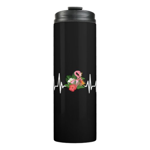 Flamingo Gift Exotic Water Bird Tropical       Thermal Tumbler