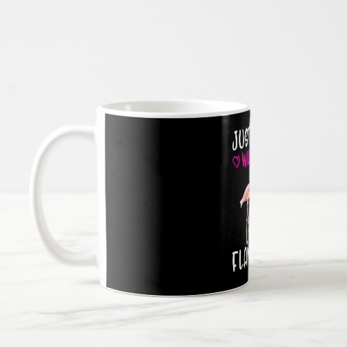 Flamingo gift idea birthday saying women girls   coffee mug