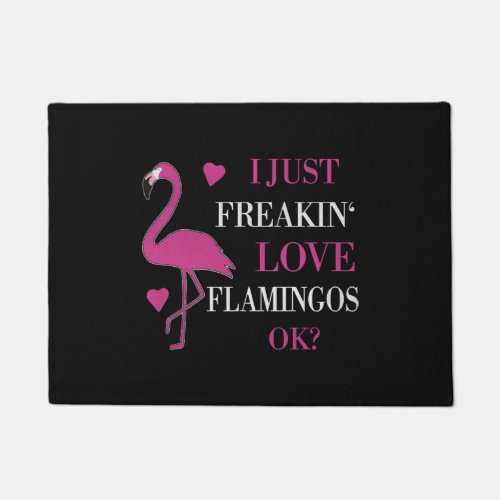 Flamingo gift idea     doormat