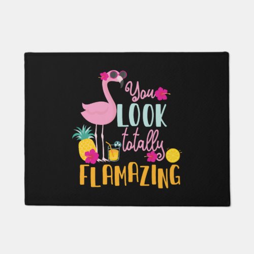 Flamingo gift idea  doormat