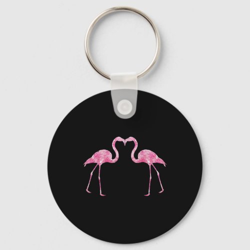 Flamingo gift idea keychain