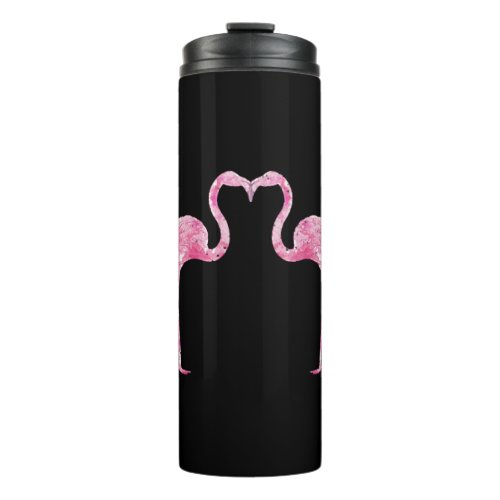 Flamingo gift idea thermal tumbler