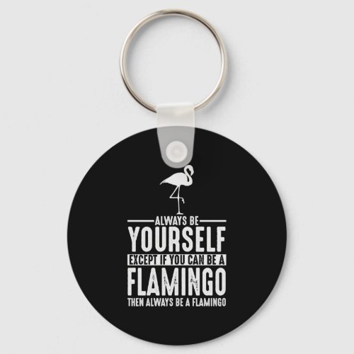 Flamingo Gift Lover Keychain