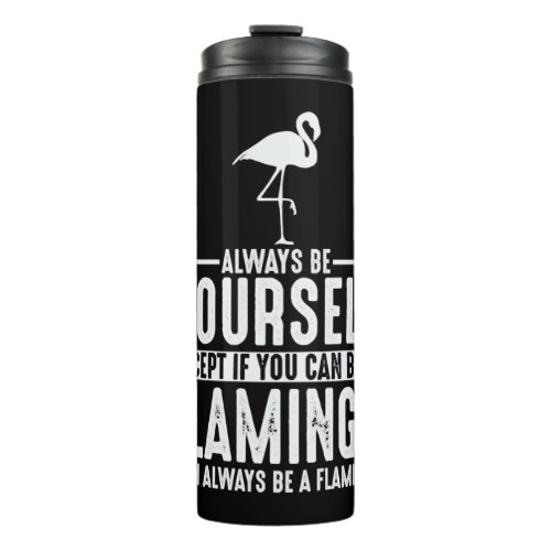 Flamingo Gift Lover Thermal Tumbler