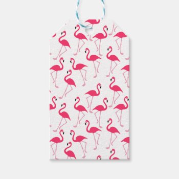 Flamingo Gift Tags by alise_art at Zazzle