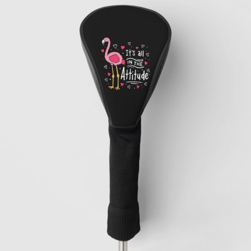 Flamingo Gift Tee Golf Head Cover