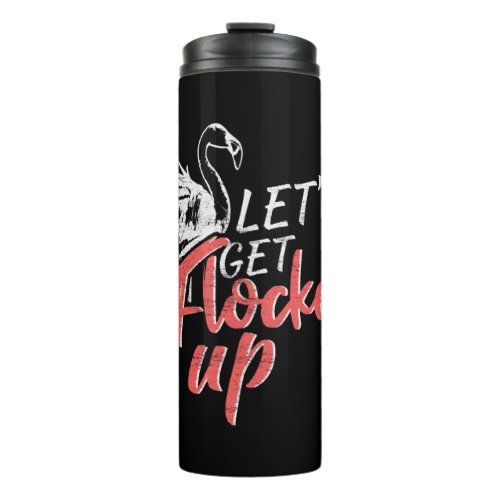 Flamingo Gift Thermal Tumbler