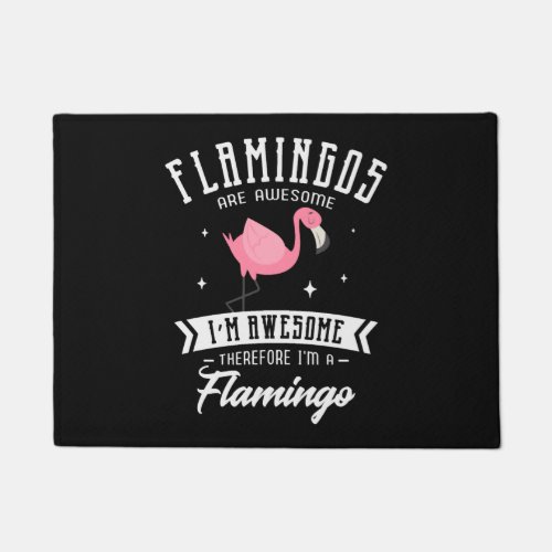 Flamingo Gifts for a Flamingo Fan Doormat