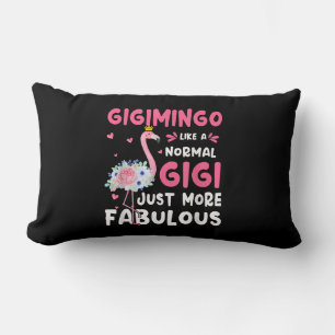 Flamingo Gigimingo Like A Normal Nana Gifts Funny Lumbar Pillow
