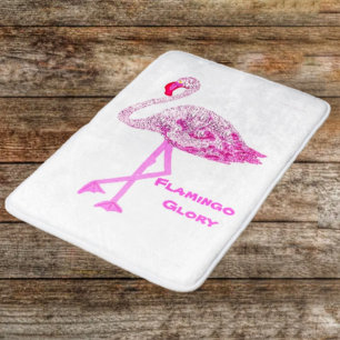 Flamingo Glory Bath Mat